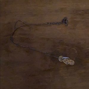 Leopard Print flip flop bracelet